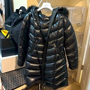 moncler Fulmarre Faux Fur-Trim Jacket coat